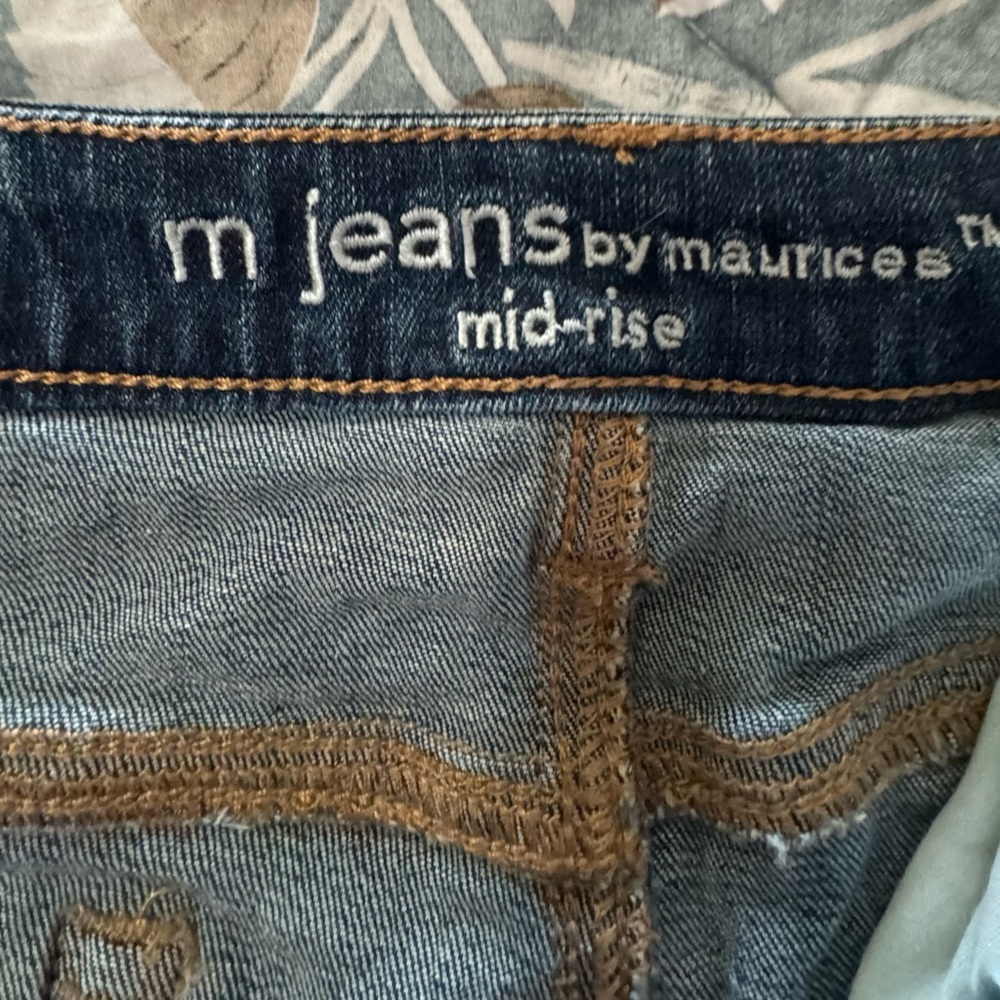 Maurices Dark Blue Jean Shorts - Picture 5 of 5